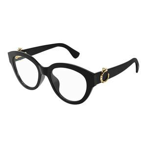 Cartier CT0567o-001 Eyeglasses Black Acetate